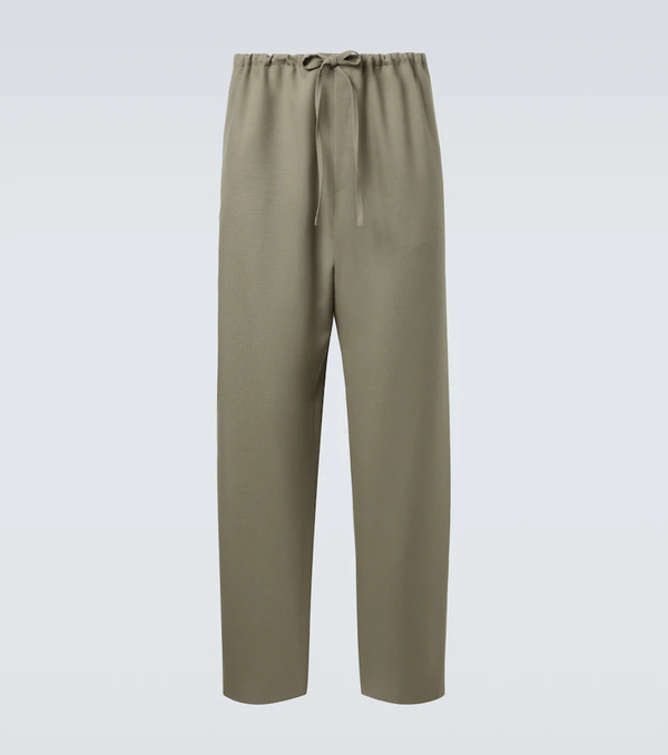 Calvin Klein Collection Calvin Klein Collection Benjamin Wool Straight Pants 