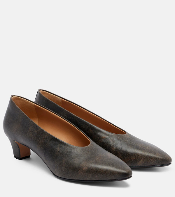  Calvin Klein Collection Calvin Klein Collection Bri Leather Pumps 