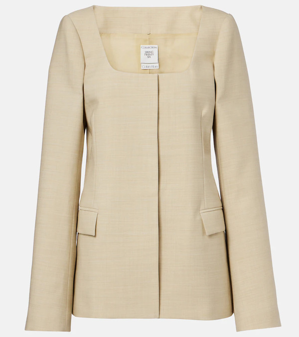  Calvin Klein Collection Calvin Klein Collection Camille Wool Jacket 