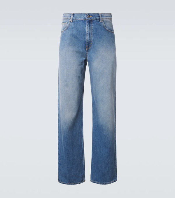  Calvin Klein Collection Calvin Klein Collection Faded Straight Jeans 