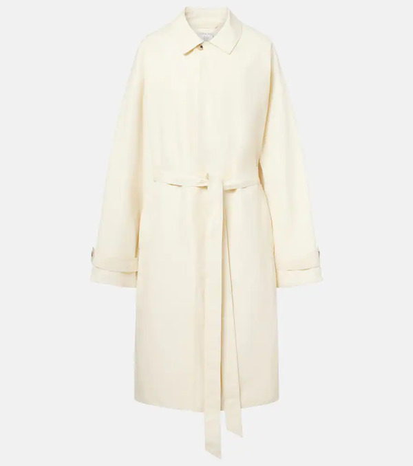  Calvin Klein Collection Calvin Klein Collection Marisol Cotton-blend Trench Coat 
