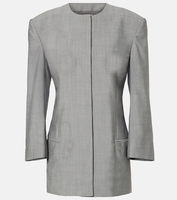  Calvin Klein Collection Calvin Klein Collection Parker Wool Jacket 