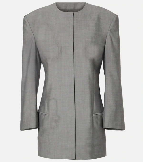  Calvin Klein Collection Calvin Klein Collection Parker Wool Jacket 