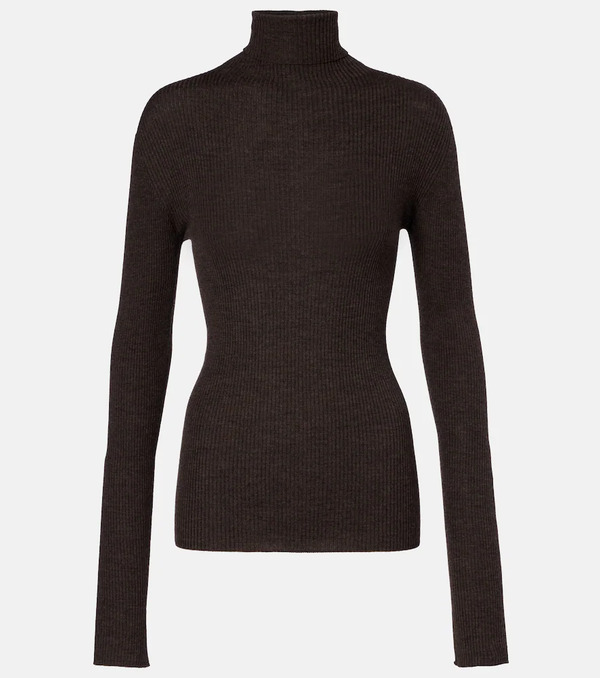  Calvin Klein Collection Calvin Klein Collection Ribbed-knit Wool Sweater 
