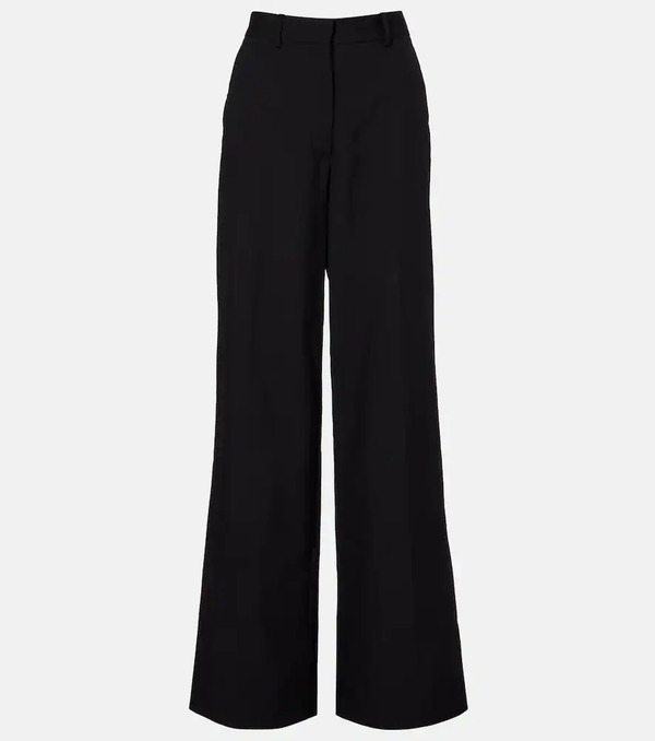  Calvin Klein Collection Calvin Klein Collection Simone Wool Wide-leg Pants 