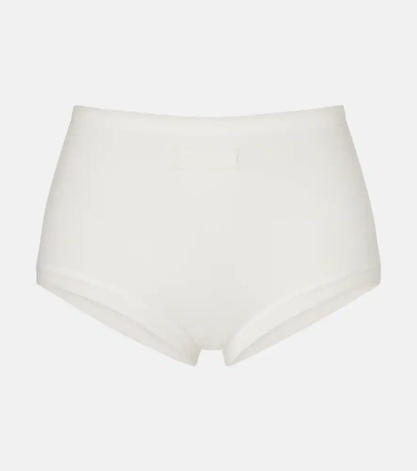  Calvin Klein Collection Calvin Klein Collection Tyra Cotton-blend Briefs 