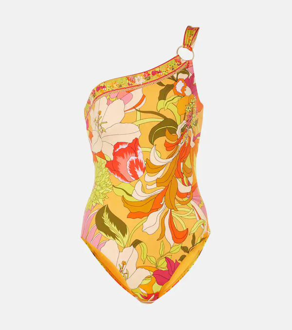  Camilla Camilla Embellished One-shoulder Swimsuit 