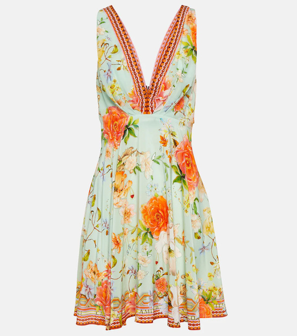  Camilla Camilla Embellished Silk Minidress 