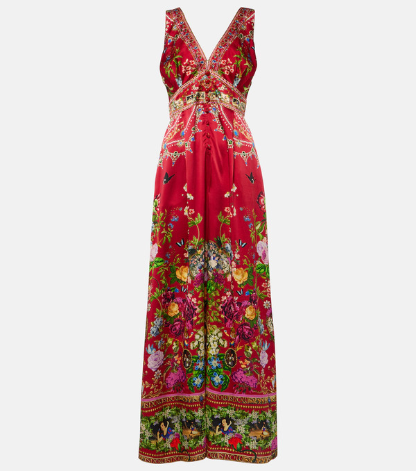  Camilla Camilla Printed Silk Jumpsuit 