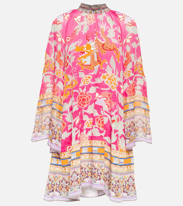  Camilla Camilla Printed Silk Minidress 
