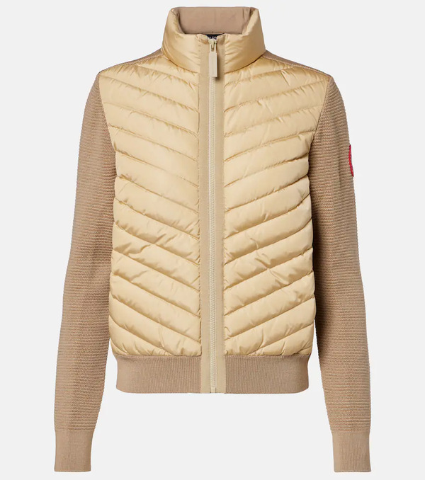 Canada Goose Canada Goose Hybridge Down-paneled Wool Jacket 