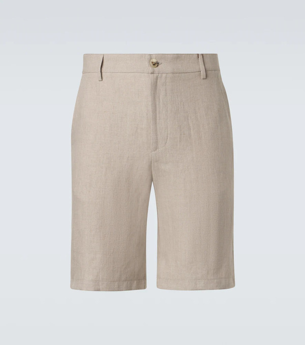  Canali Canali Linen Bermuda Shorts 