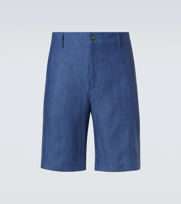  Canali Canali Linen Bermuda Shorts 