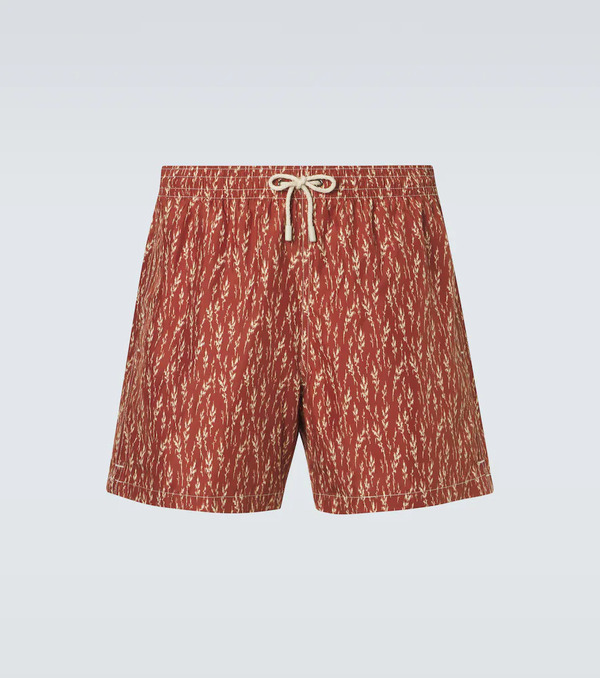  Canali Canali Printed Swim Trunks 