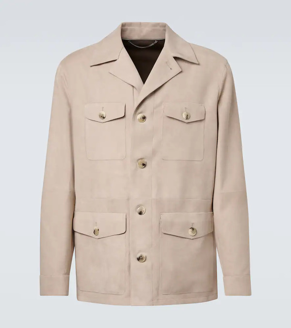  Canali Canali Suede Field Jacket 