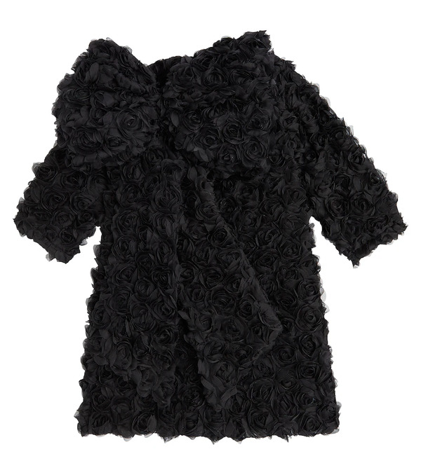  Caroline Bosmans Caroline Bosmans Floral-applique Bow-detail Dress 