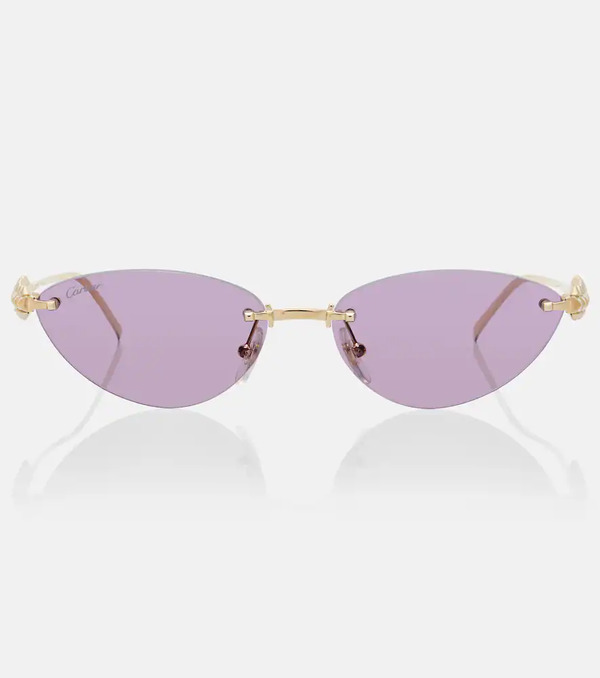  Cartier Eyewear Collection Cartier Eyewear Collection Clash De Cartier Cat-eye Sunglasses 
