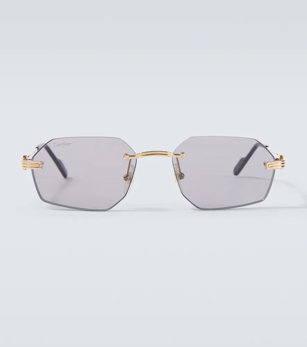  Cartier Eyewear Collection Cartier Eyewear Collection Premiere De Cartier Rectangular Sunglasses 