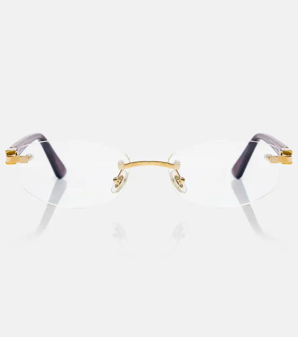  Cartier Eyewear Collection Cartier Eyewear Collection Signature C Oval Glasses 