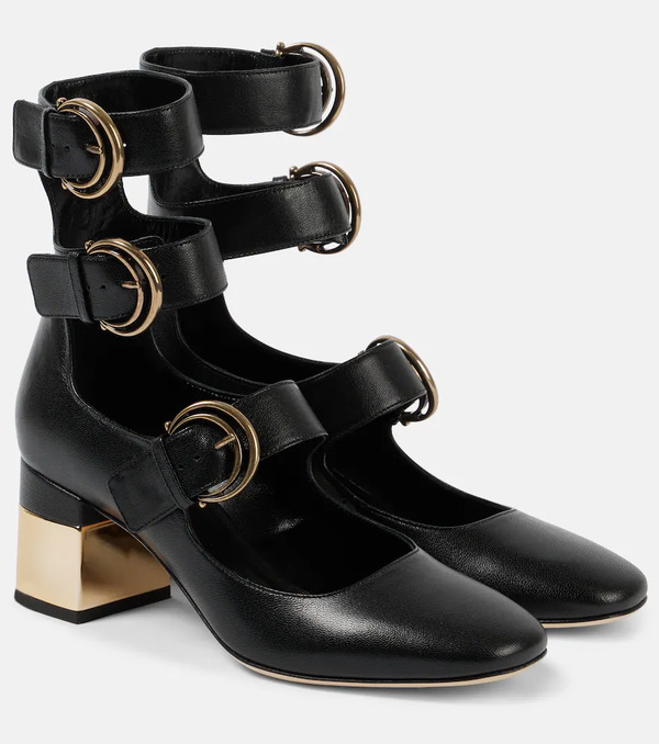  Chloe Chloe Alize Leather Pumps 
