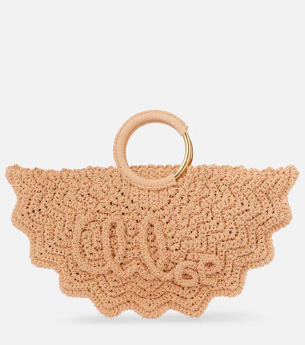  Chloe Chloe Bracelet Paravent Small Crochet Tote Bag 