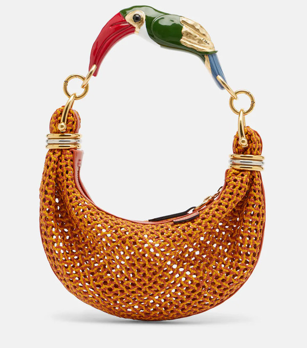  Chloe Chloe Bracelet Small Woven Leather Shoulder Bag 