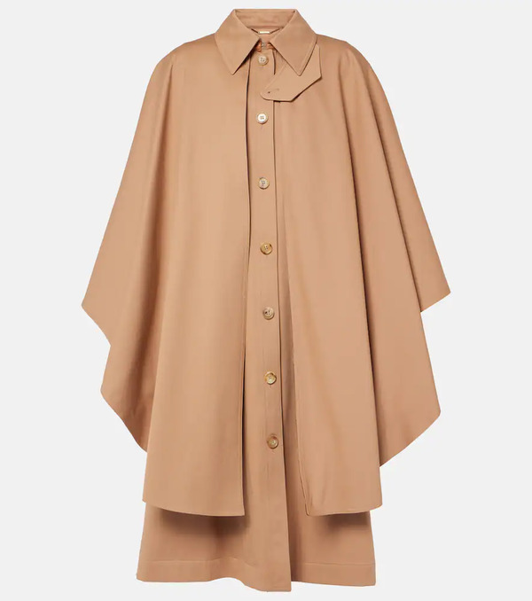  Chloe Chloe Cotton Gabardine Cape 
