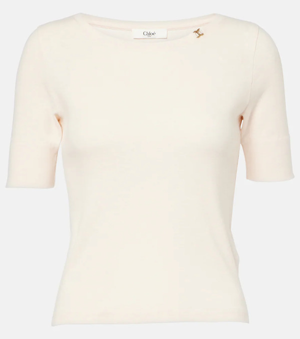  Chloe Chloe Cotton Jersey T-shirt 