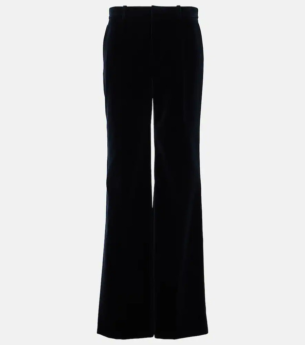  Chloe Chloe Cotton Velvet Flared Pants 