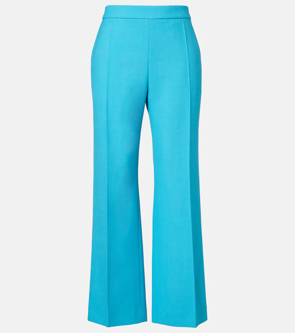  Chloe Chloe Cropped Virgin Wool Crepe Straight Pants 