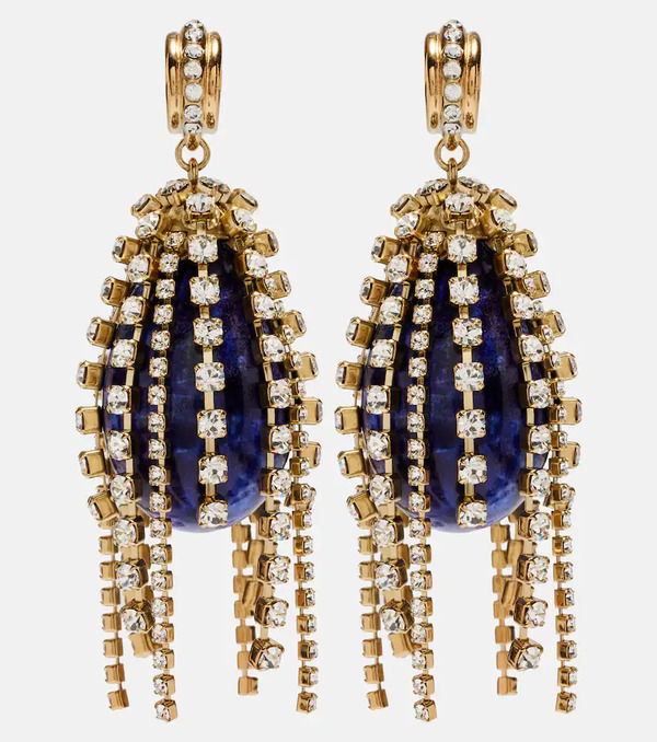  Chloe Chloe Crystal-embellished Drop Earrings 