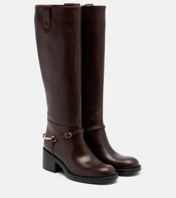  Chloe Chloe Dakota 60 Leather Knee-high Boots 