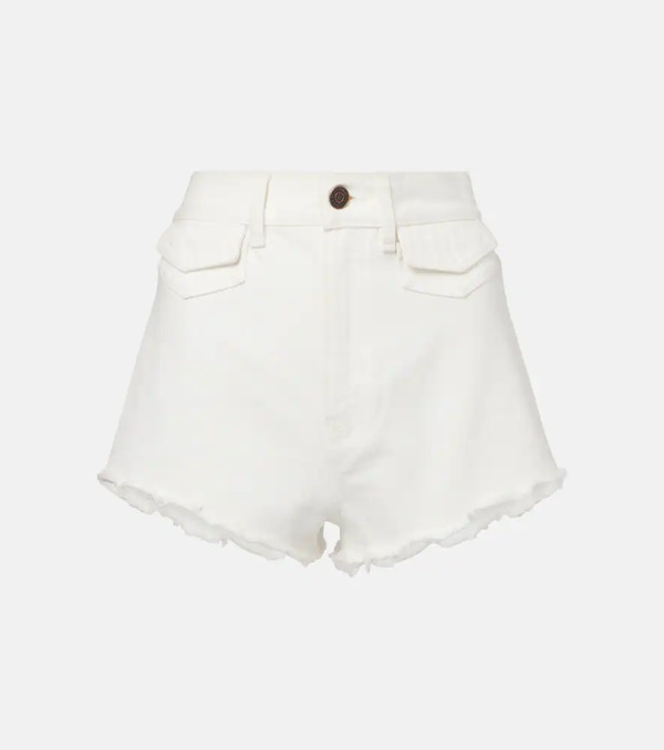  Chloe Chloe Distressed Denim Shorts 