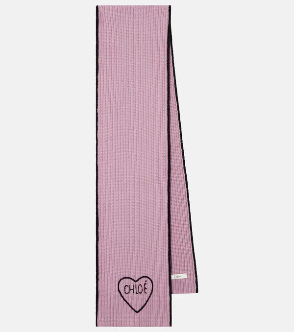  Chloe Chloe Chloe Encour Wool And Cashmere Scarf 
