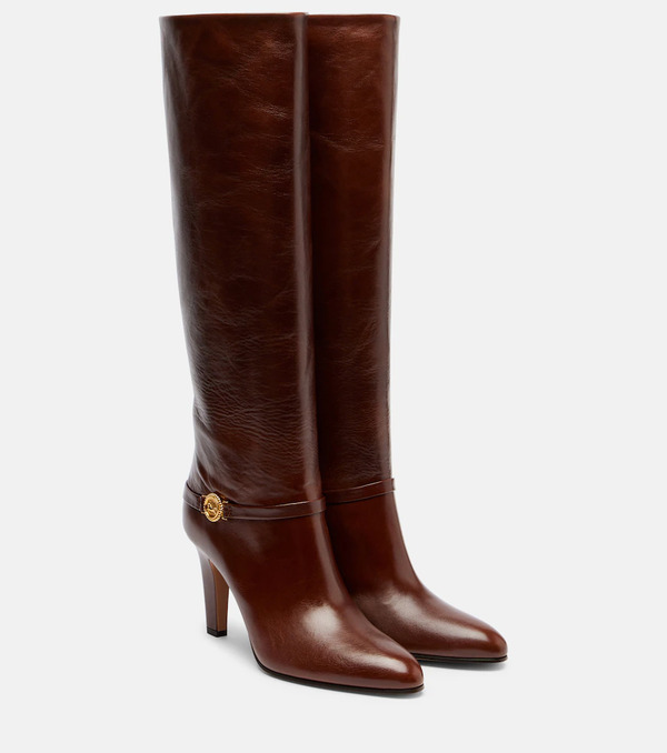  Chloe Chloe Eve 85 Leather Knee-high Boots 