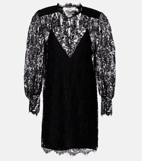  Chloe Chloe Floral Lace Minidress 