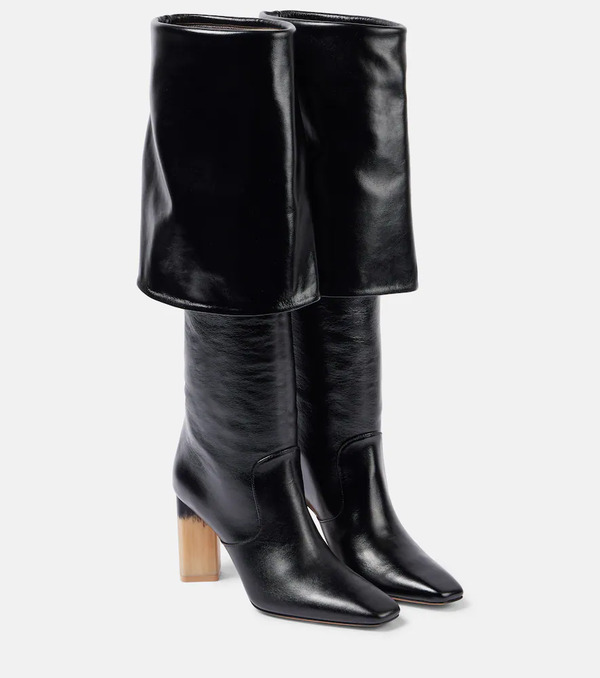  Chloe Chloe Georgia 90 Leather Knee-high Boots 