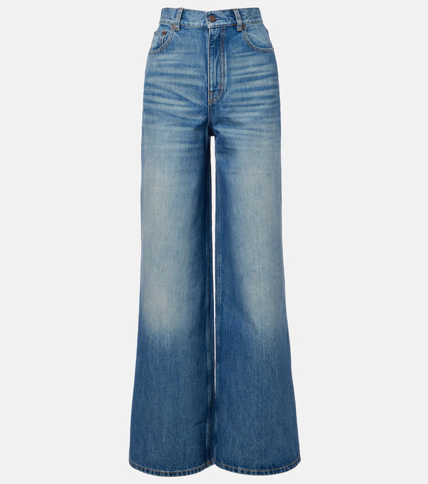  Chloe Chloe High-rise Wide-leg Jeans 
