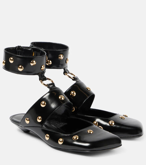  Chloe Chloe Jade Studded Leather Flats 