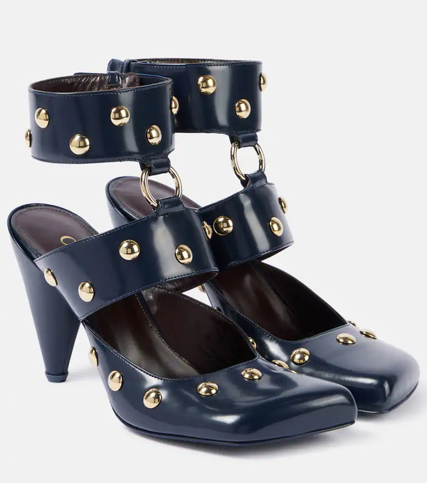  Chloe Chloe Jade Studded Leather Pumps 