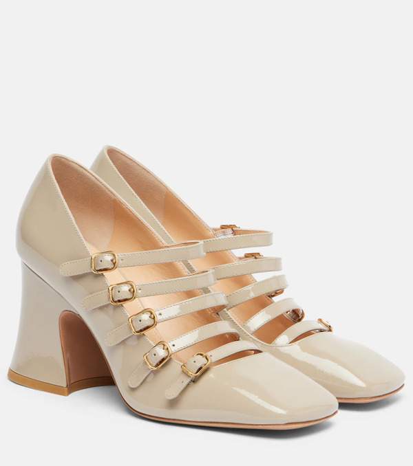  Chloe Chloe Janis 80 Patent Leather Mary Jane Pumps 