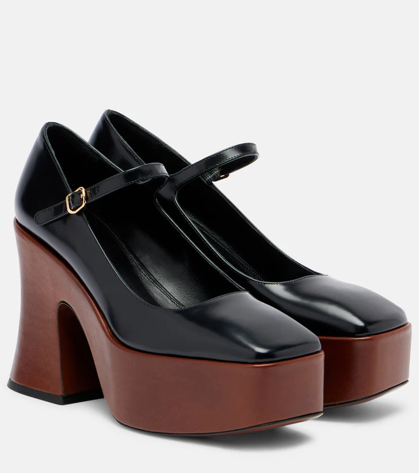  Chloe Chloe Janis Patent Leather Mary Jane Pumps 