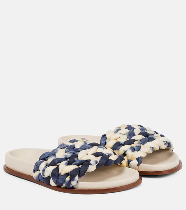  Chloe Chloe Kacey Tie-dye Woven Slides 