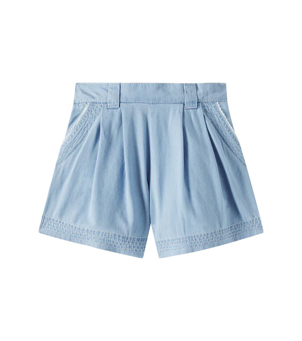  Chloe Kids Chloe Kids Denim Bermuda Shorts 