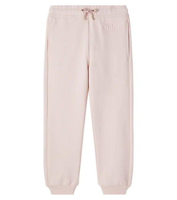  Chloe Kids Chloe Kids Logo Cotton Sweatpants 