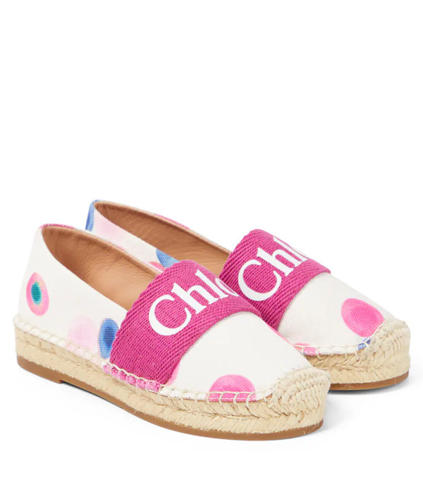  Chloe Kids Chloe Kids Logo Espadrilles 