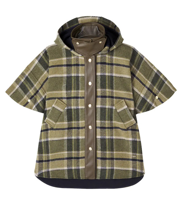  Chloe Kids Chloe Kids Plaid Coat 