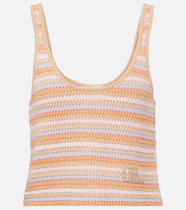  Chloe Chloe Knitted Cotton Tank Top 