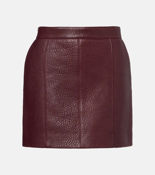  Chloe Chloe Leather Miniskirt 