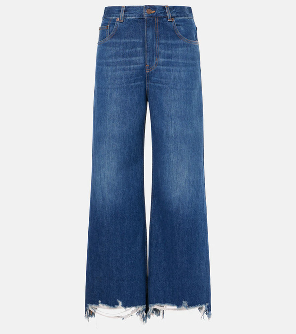  Chloe Chloe Mid-rise Wide-leg Jeans 